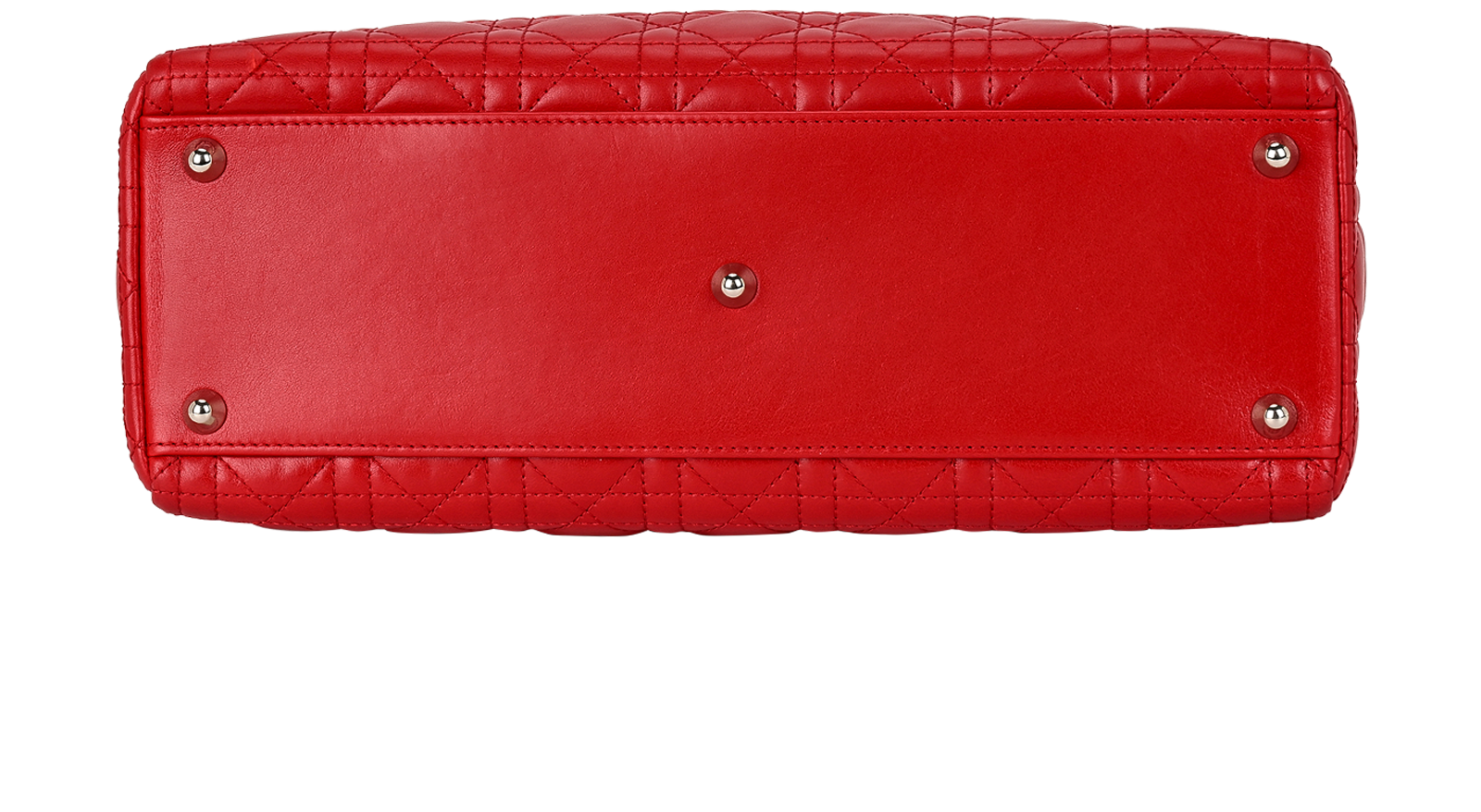 Large Lady Dior, &pound;2,300, Handbags, Red, Leather, Top view